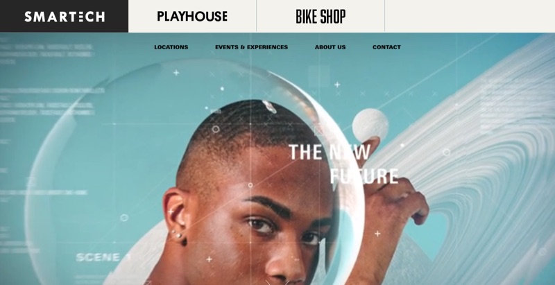 Home page of the Smartech website