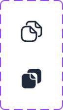 Subtask icon, default and active